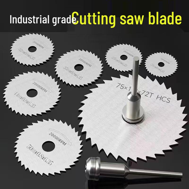 High-Speed Steel Mini Saw Blade Set: Ultra-Thin Circular Cutting Discs for Wood, Aluminum, Metal, and Electric Drills