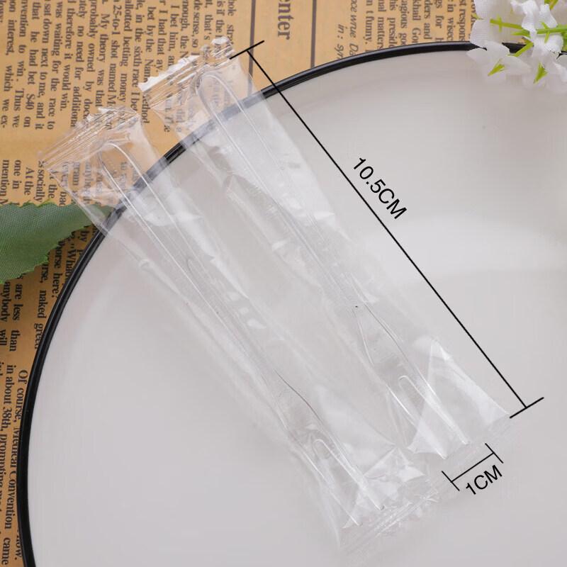 ZISIZ Thickened Individually Wrapped Disposable Fruit Forks
