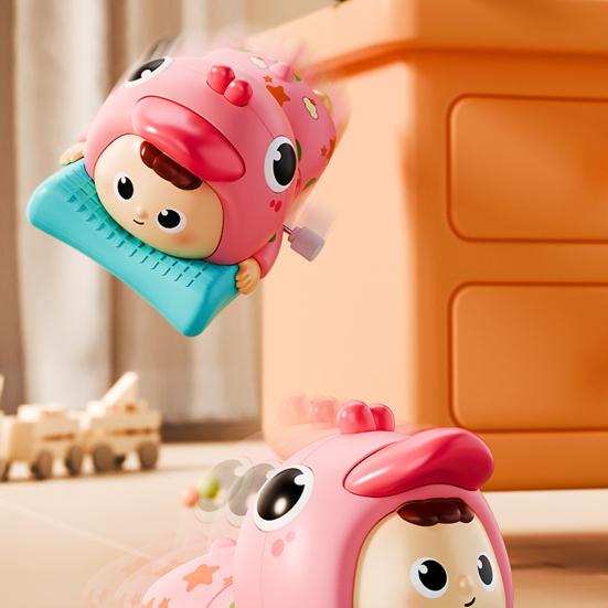 Wind-up Animal Clothes Baby Toy Toddlers Crawling Learning Clockwork Toy Educational Cartoon Babies Interactive Toy Boys Girls Gift