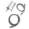 Cooler Hose Line Kit 6an 70" Stainless Steel PTFE Weave Replacement