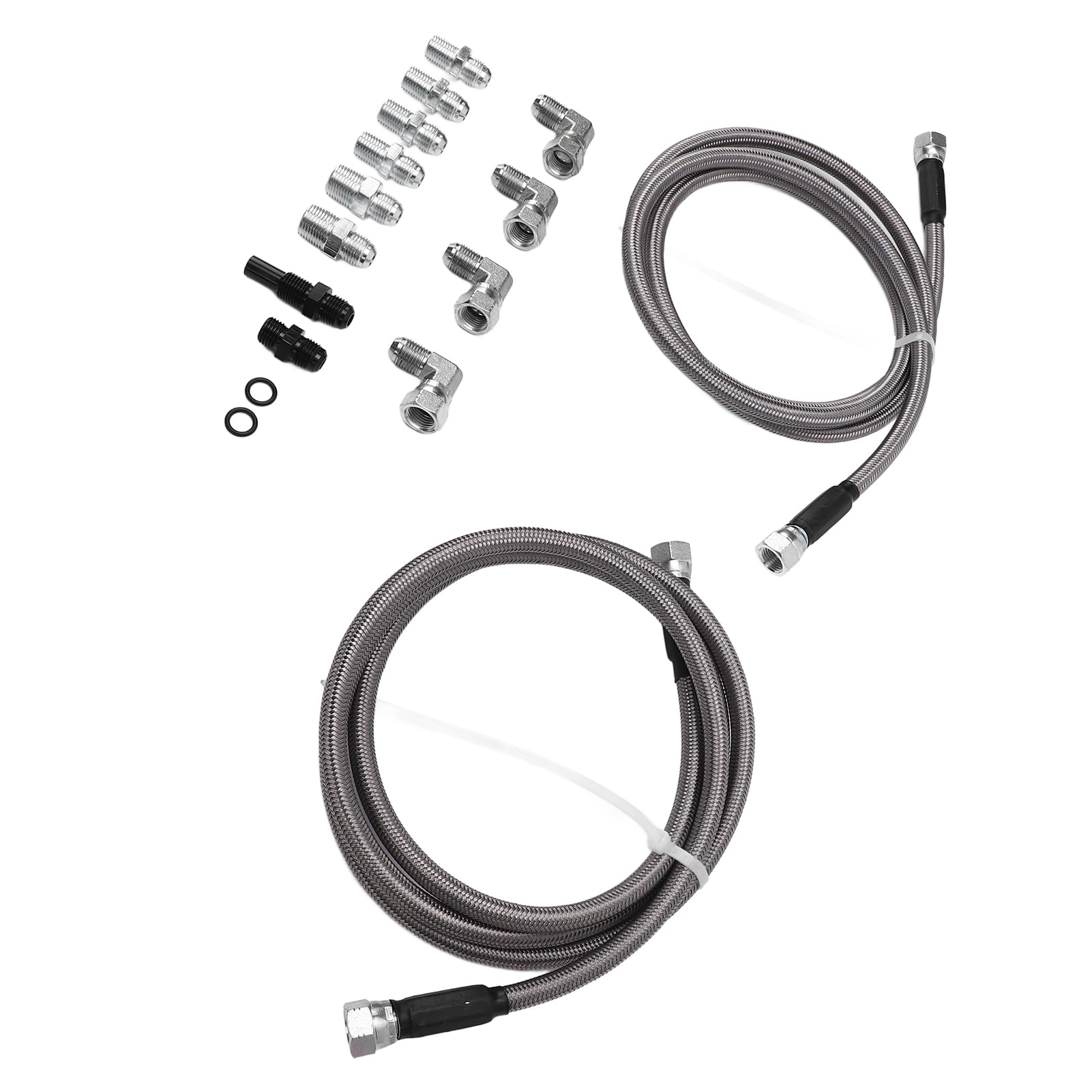 

Комплект шлангов масляного радиатора 6AN 70 Нержавеющая сталь ПТФЭ Оплетка Замена