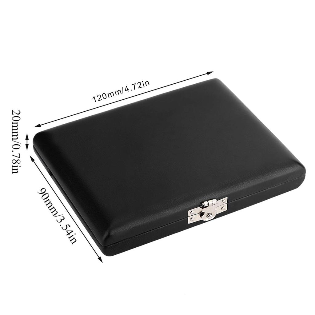 Pack of 6 saxophone and clarinet reed cases with glass interior for long-lasting durability