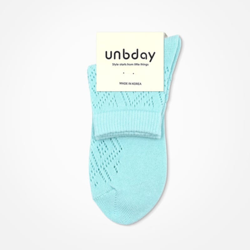 UNBDAY Women's Pastel Socks - Mint