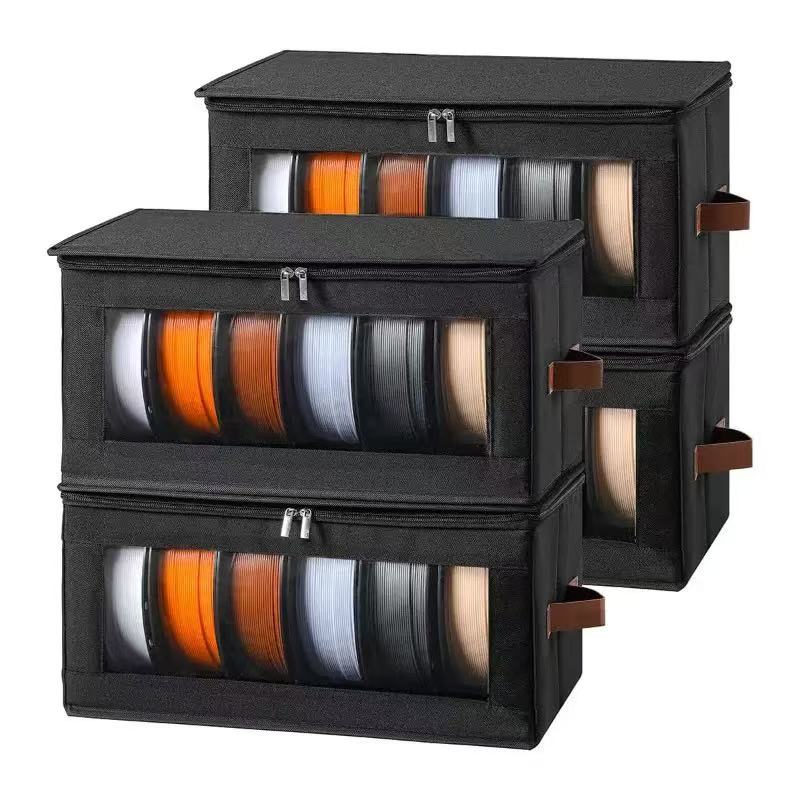 3D Printer Filament Storage Bag- Filament Storage Bag with Cover, 3D Printing Accessories Holder Rack for Home, Office Workshop