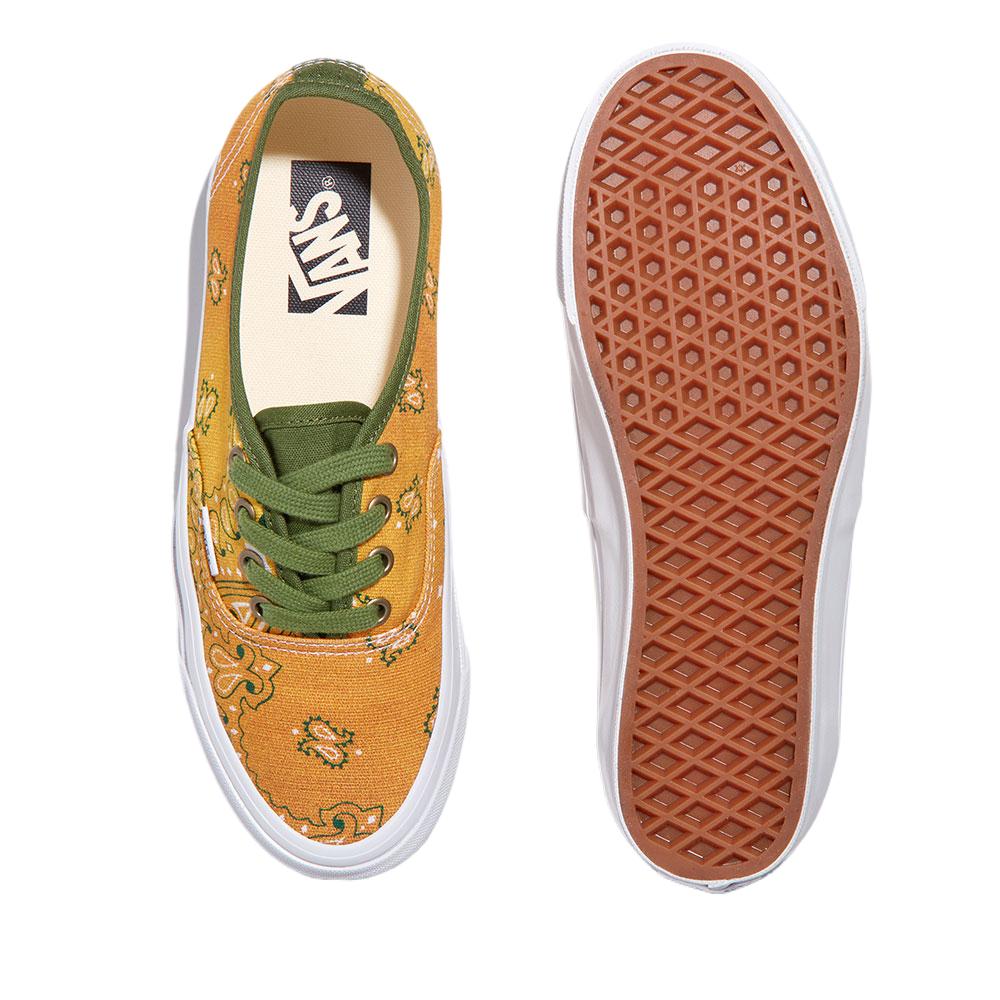 Vans Authentic 44 Round Head Comfortable Versatile Low Top Skate Shoes Women Sneakers Yellow VN000D5KESC1