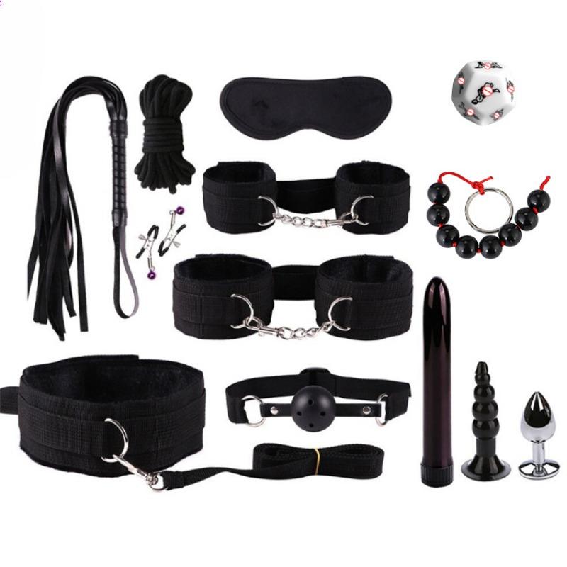 BDSM Sexual Couples Kit Adult Sexy Toys Sexyshop Erotic Accessories Handcuffs for Session Anal Plug Sex Game Sex Toys for Women