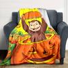 1pc Curious George (2) Blanket, Gift, for Men and Women, Soft Blanket, Good for Sofa Bed Couch Travel, Lightweight Flannel Blanket