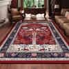Retro Persian Carpet for Living Room Boho Decor for Room Balcony Rug Large Luxury Red Bed Decoration Home Mats Bedside 160x230