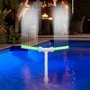 1Pc Adjustable Swimming Pool Fountain, 360 Rotatable Adjustable Duals Head Spray Device, For Pools, Outdoor Garden Decor
