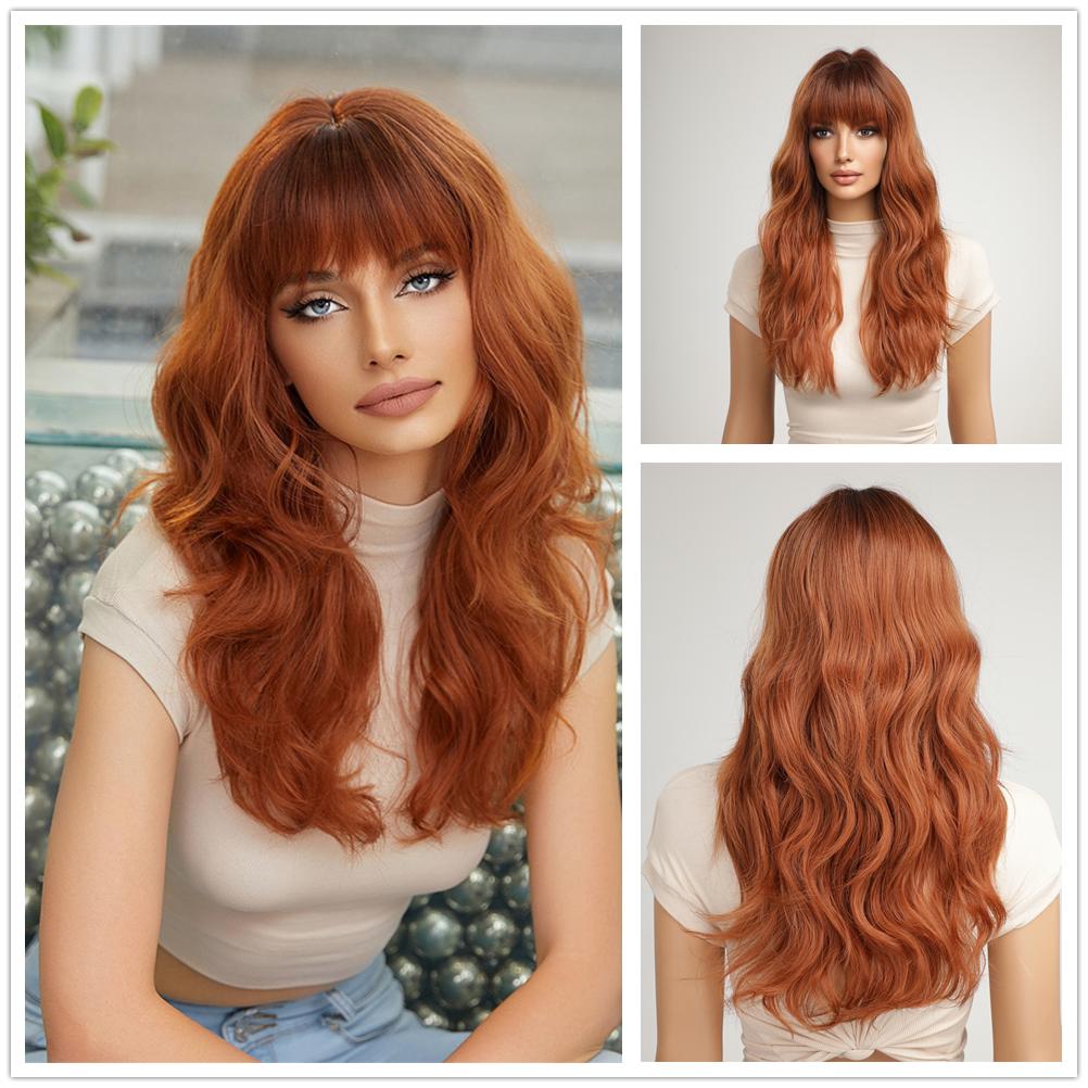 

Синтетические парики от коричневого до светлого цвета для женщин, натуральные волнистые парики средней длины, термостойкий светло-русый парик для косплея