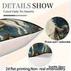 Vintage White Horse Pillowcase, Features Single-Sided Printing And Is Designed For Home Decor As A Lumbar Support Cover