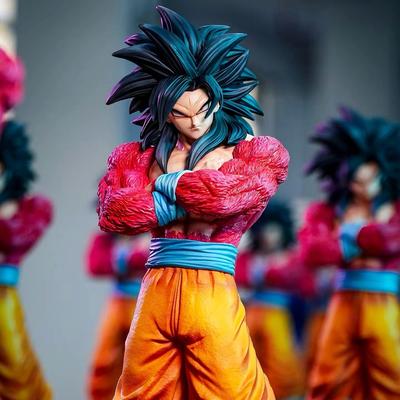 Figura Anime Dragon Ball Z SSJ4 Goku Statuetta Azione Super Saiyan 4 Son Goku DBZ Modello da Collezione Giocattolo Regalo