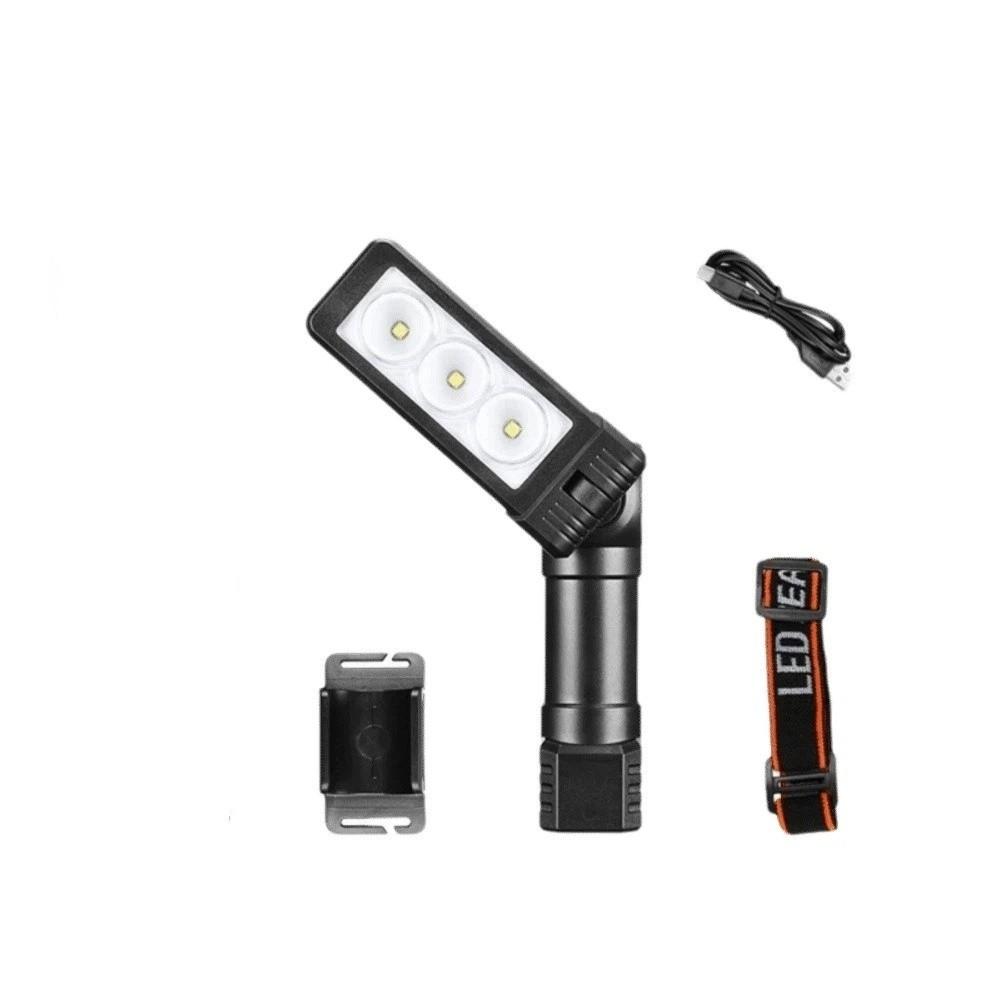 600 LM Brightness COB LED Work Light 1200 mAh Battery LED Warning Light Spot Lights  Camping Light