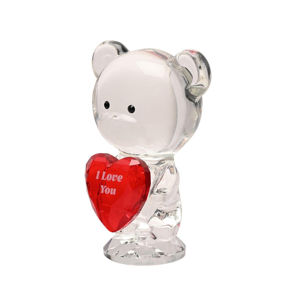 Crystocraft Crystal Bear - I Love You