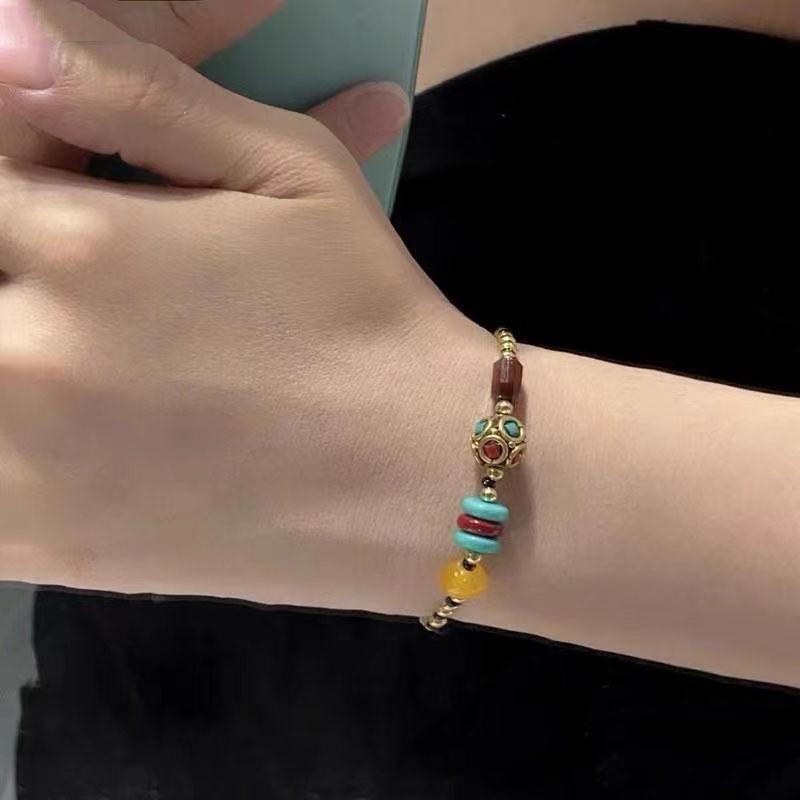 

Design Double Creative Layer Braided Rope Bracelet With Cute Charm Elephant Gorgeous Style