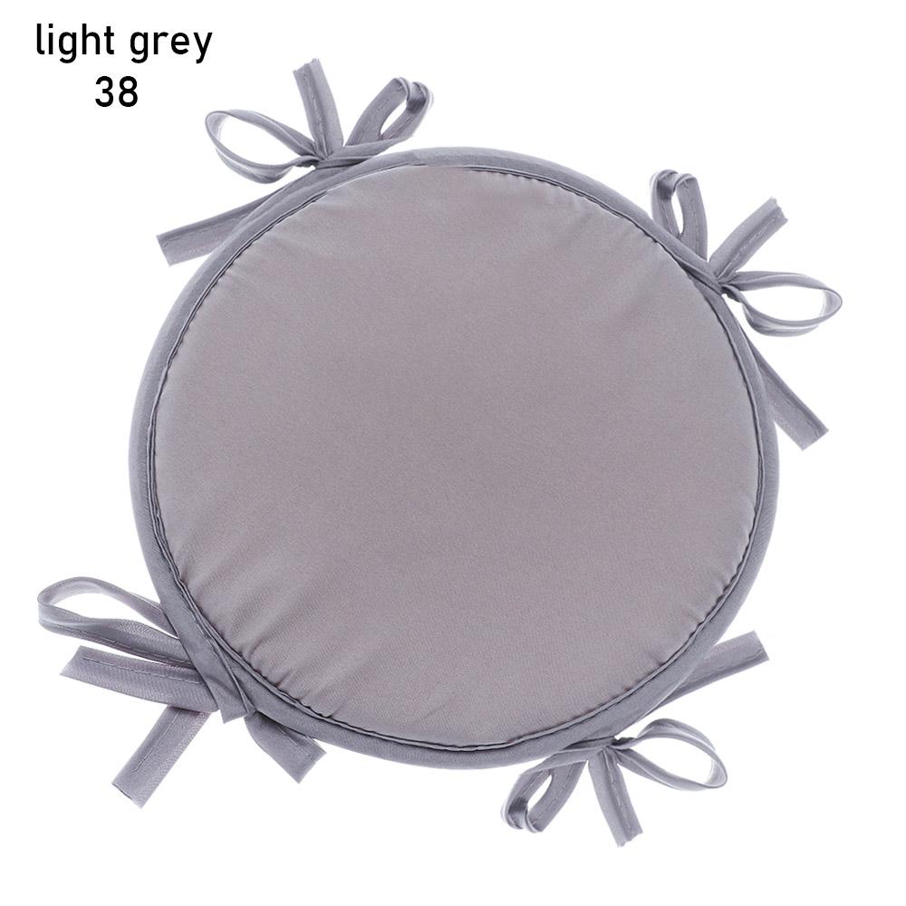 Solid Color Removable Round Kitchen Office Dining Sofa Car Seat Cushion Chair Pads