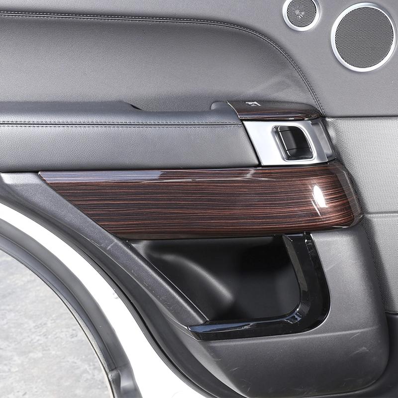 Carbon Fiber Style ABS Plastic Inner Door Decoration Cover Trim For Landrover Range Rover Sport RR Sport 2014-2020 Accessories