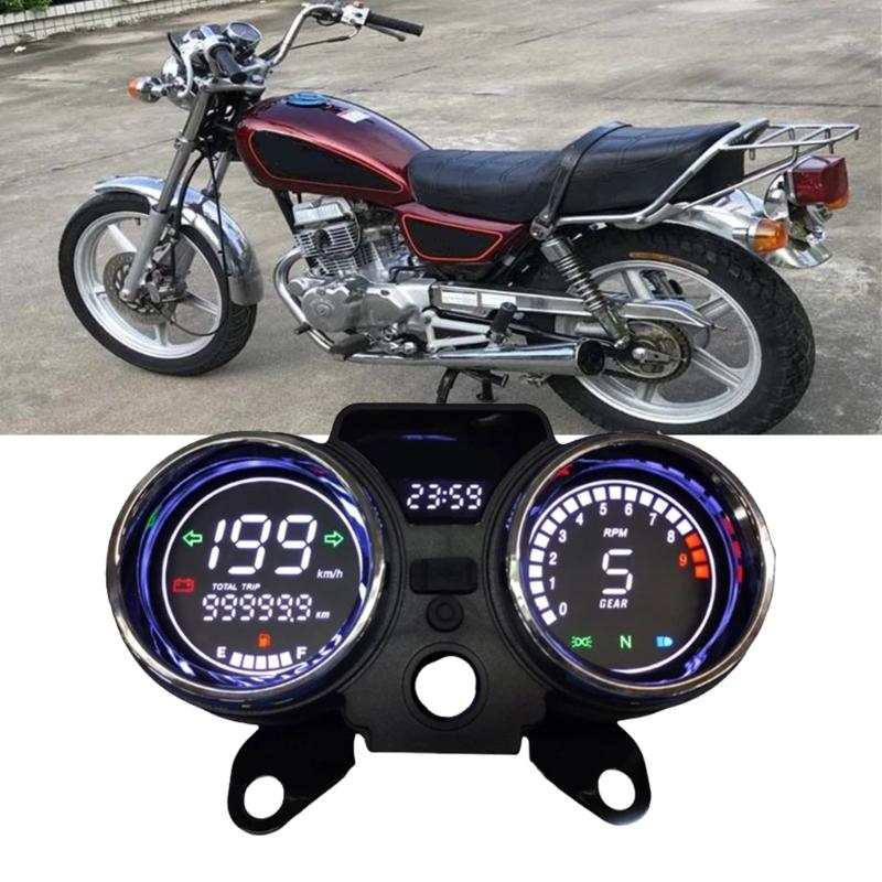Digital Speedometer Odometer Dashboard Suitable for RC250 150Gato 250cc Waterproof Motorcycle Instrument LED Tachometer