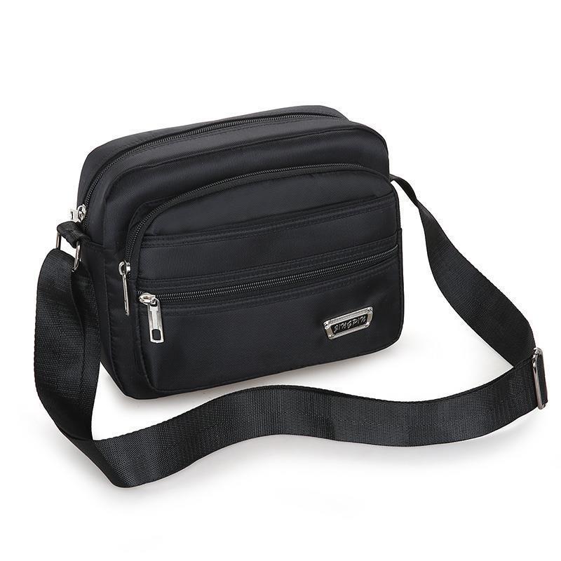 Waterproof Multi-Layer Korean Style Men's Crossbody Money Bag