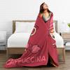 Super Weiche Decke Ballerina Cappuccino Italienisches Gehirnfäule Meme Hexe Wurfdecke Flanell Tagesdecke für Couch Sofa Bettbezug
