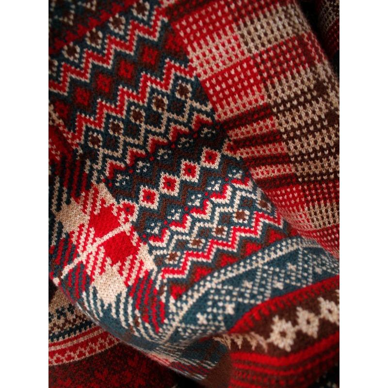 Dimanaf 2025 Winter Plus Size Print Autumn Women Buttons Sweaters Jacket Knitting Casual Style Loose Cardigan Sweater