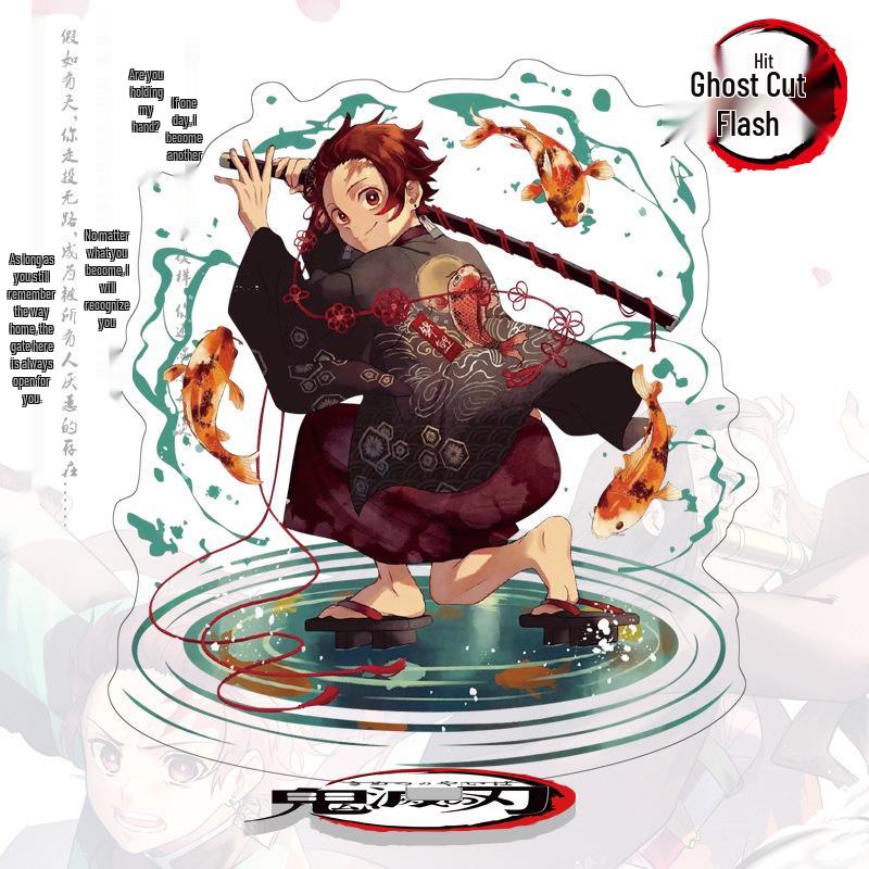 Demon Slayer 40-1 Duży Akrylowy Standee: Kolekcjonerska figurka Tanjiro i Nezuko