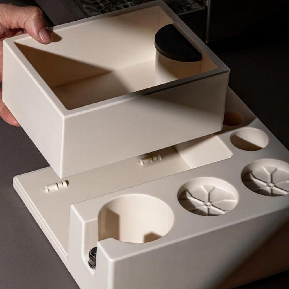 Removable Espresso Knock Box Slip Resistant Base Barista Coffee Organizer Coffee Shop