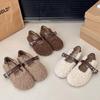 One-pedal Doudou Shoes Women's Winter 2025 New Versatile Low-top Mao Mao Shoes Wear One-button Classic Warm Cotton Shoes