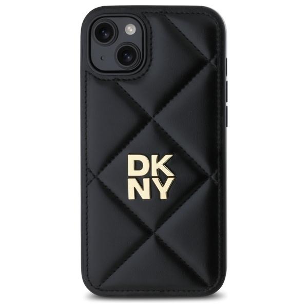 Dkny Dkhcp15Mpqdslk Iphone 15 Plus 6.7  Czarny/Black Quilted Stack Logo