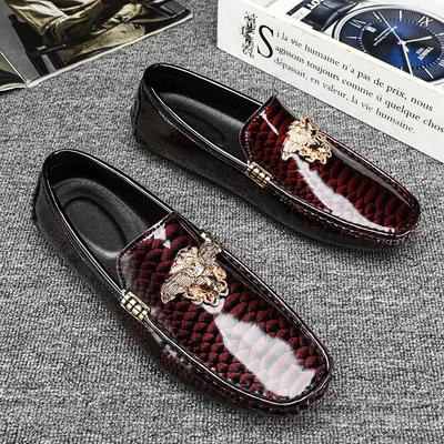 Velikost 48 letní Doudou boty líné jednošlapky business casual kožené boty pánské prodyšné korejská verze módní boty na řízení pánské