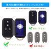 Koaudb Compatible Suzuki Smart Key Case, 4 Button Car Key Cover, New Spacia Key