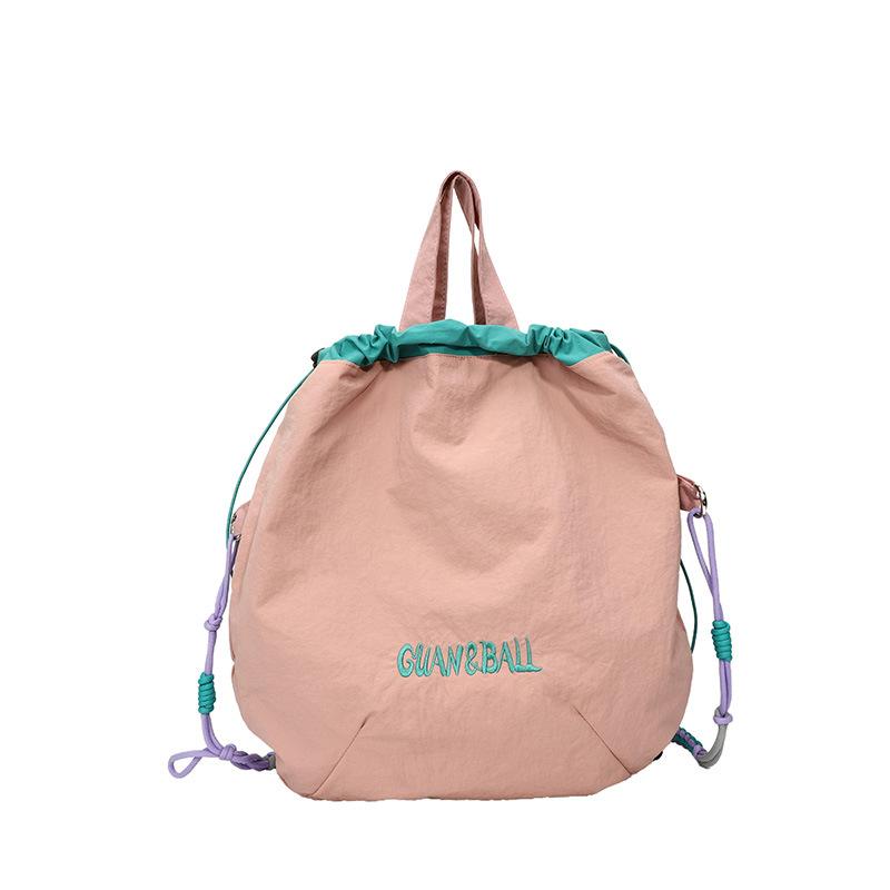Korean Version of Niche Design 2025 Lightweight Messenger Bag Casual Foreign Trend Simple Portable Shoulder Fashion Bucket Bag