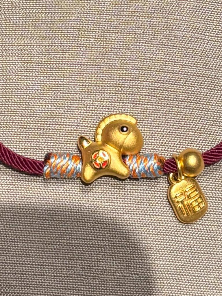 Hot Selling Pony Coin Braided Bracelet Zodiac Year Horse Bracelet Versatile Bracelet