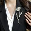 Romantic Huge Metal Tulip Flower Brooches 2-Color Big Plants Easy-Match Brooch for Women's Clothes Backpack Pins Gifts