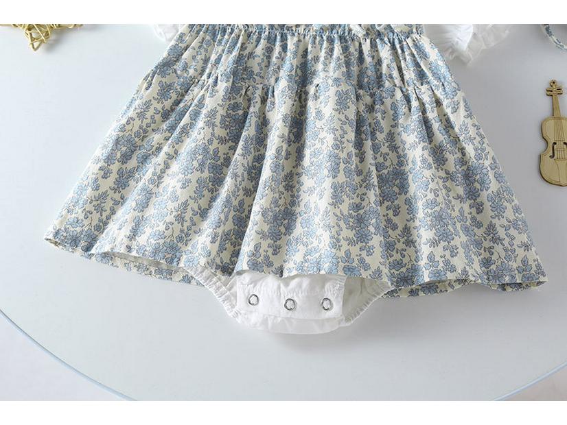 Letní Korejský Princeznovský Dětský Obleček 2025 - Šatičky na Ramínka & Overálek pro Kojence