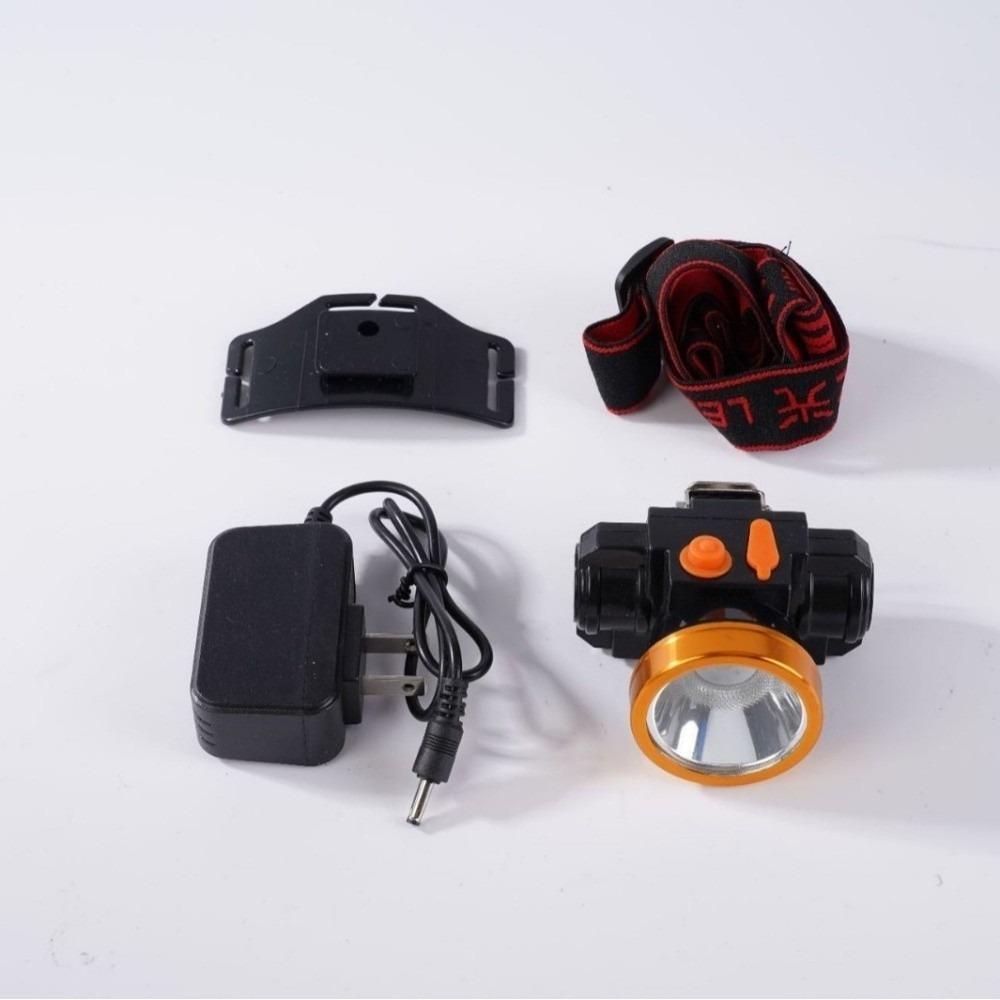 Rechargeable LED Mining Headlamp Long Runtime Hard Hat Clip Mining Lamp Cycling