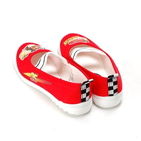 Disney Volleyball Cars Indoor Made in DN05 Volleyballgrößen Schuhe, Japan, Kinderschuhe, Rot, 14-19cm, 2E, 17.0cm