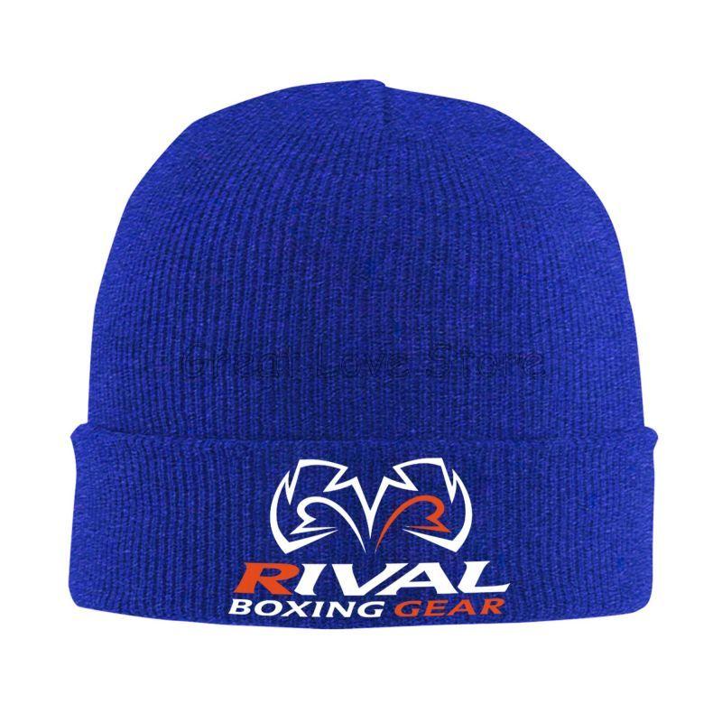 

Rival Boxing Corpo Print Bonnet Hat Street Knitted Hat for Men Women Winter Warm Skullies Beanies Cap for Travel Outdoor Camping синій