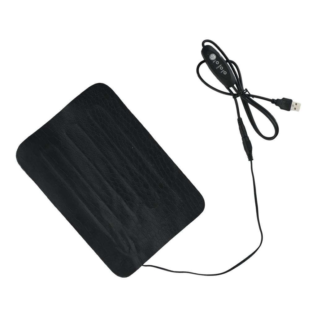 Für Zuchtbox Reptilien Heizmatte Einstellbare Temperaturmatte Innen Reptilienpflege 22x15.5cm USB Reptilien Heizmatte