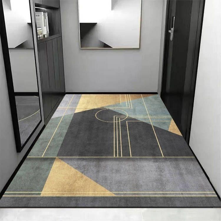 3D luxusní mramorový barevný koberec zlaté barvy pro domácí obývací pokoj Ložnice Pohovka Rohožka Dekor