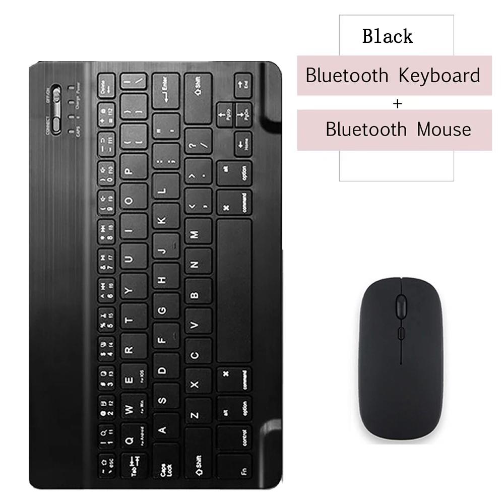 10 Lnch Wireless Bluetooth Mini Keyboard For iPad Phone Tablet Portable Bluetooth Keyboard and Mouse For Samsung Android