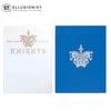 Ellusionist Knights Playing Cards White/Blue Bicycle Deck Card Games Magic Tricks