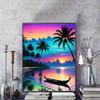 5D Fantasy Landscape Diamond Painting Set, DIY Rhinestone Gemstone Painting Art Decoration Wall Mural Ornaments