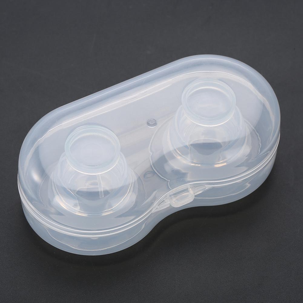 1 Pair/Set Silicone Nipple Corrector Nipple Pullers for Flat Inverted Nipples Breastfeeding Aid