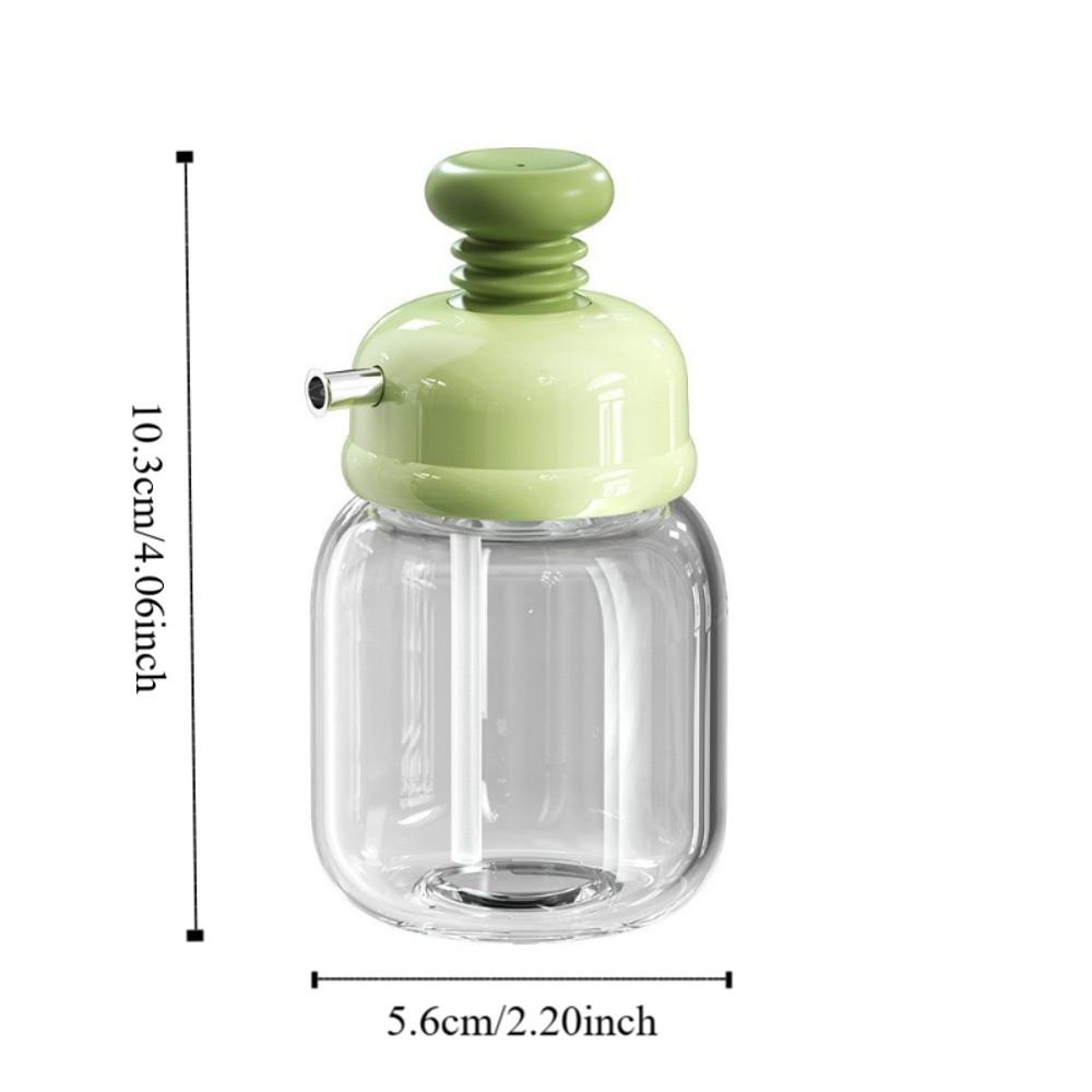Controllable Oil Output Press Type Glass Oil Bottle Refillable Olive Oil Jar Oil Dispenser  Vinegar
