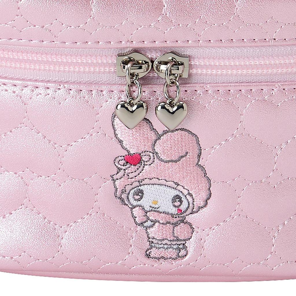 Sanrio Vanity Shoulder Bag Saro Featuring My Made of PU and Zinc Can Be Carried by Hand or Across the Suitable for Ages 3 and Product (Mellow Miusa)