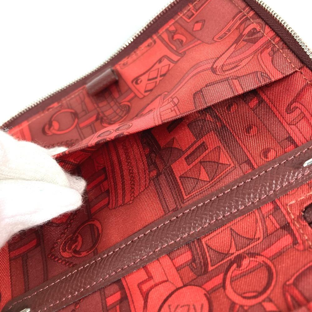 HERMES Azap Agenda Silk-In System Planner Stationery Zip Around Notebook cover