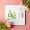 Weicher Ton Polymer Clay Ausstecher Keramik DIY Französische Ohrringe Geometrische Ausstechformen für Ohrring Schmuck Anhänger Herstellung