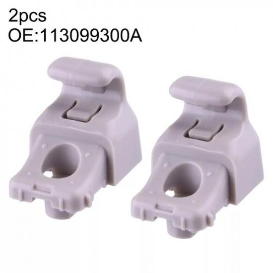 2 Grey Visor Clamps Compatible with For Tesla For Model 3 2017 and