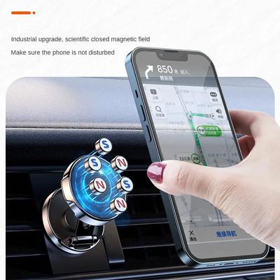 Magnetische Handyhalterung für Auto Starker Magnet Smartphone Ständer Handy GPS Halterung für IPhone 14 13 12 Pro Max X Xiaomi Samsung LG